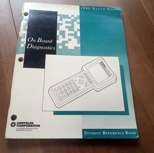 Chrysler 1995 Eagle Talon On Board Diagnostics Manual Student Reference Book